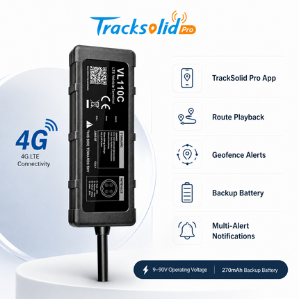 Advanced 4G Vehicle GPS Tracker with SIM