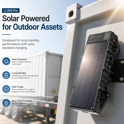 4G Solar Asset GPS Tracker