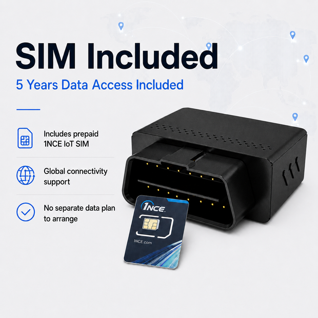 Plug in OBD GPS Tracker with SIM